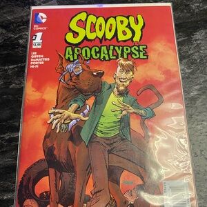 Scooby-Doo Goes Post-Apocalypse #1 (DC Comics, 2016) – Shaggy & Scooby Red Cover